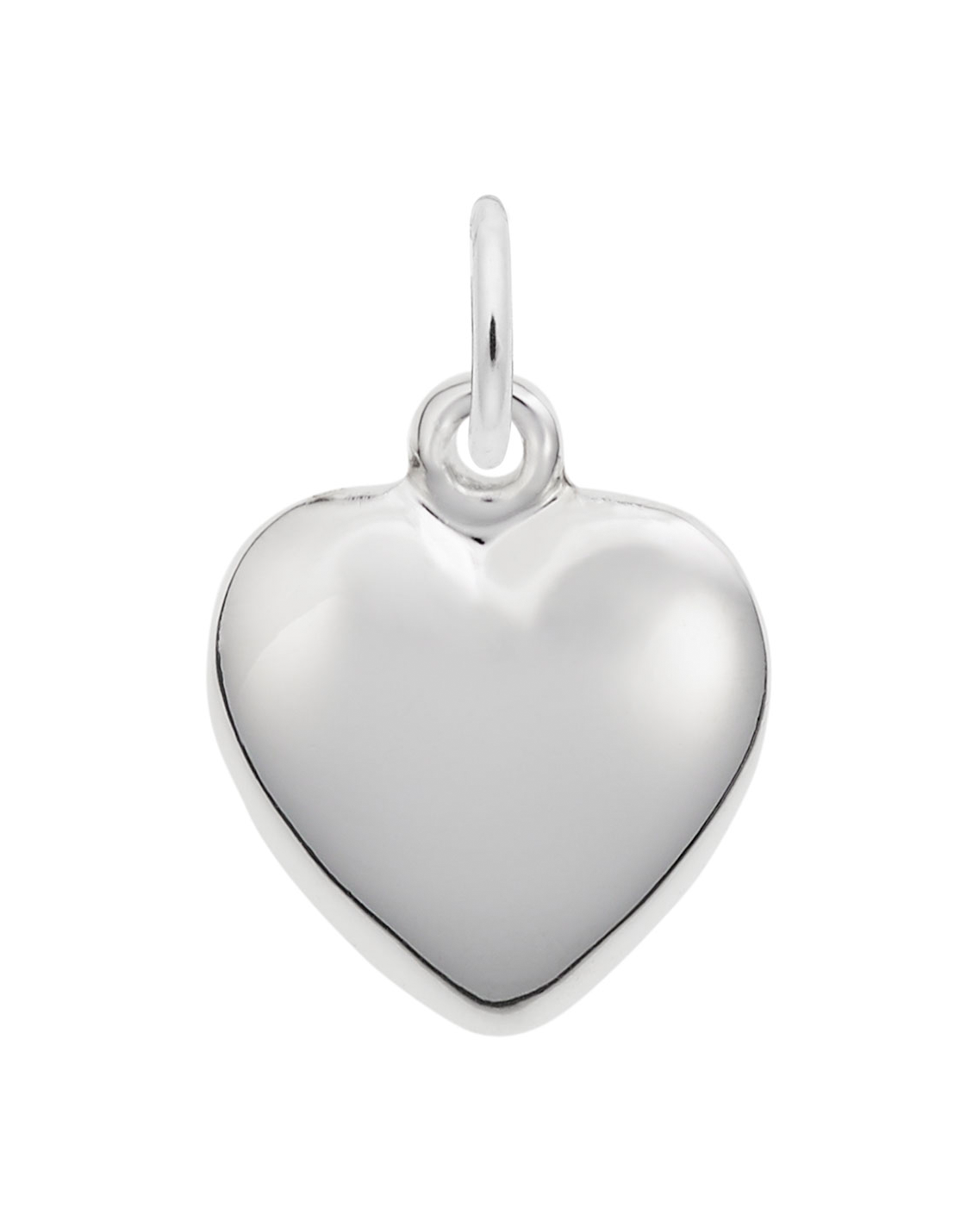 Steel by Design Puff Heart Charm Bracelet